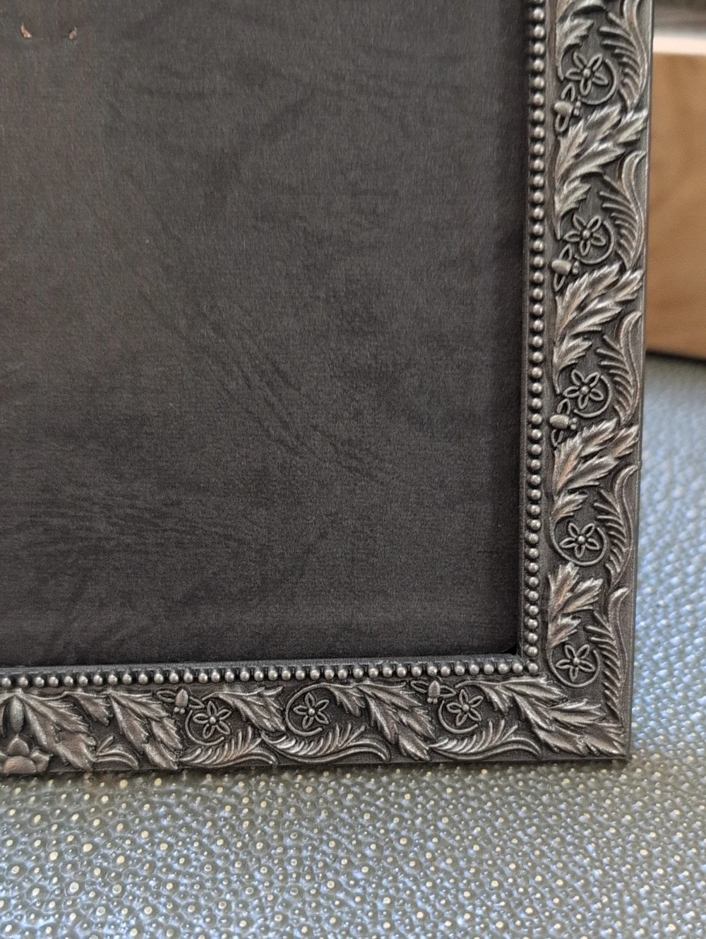 Ornate Silver Metal Decorative Photo Frame Classic Accent 6.5
